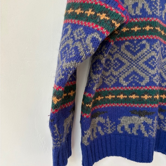 Eddie Bauer Multicolor Turtleneck Sweater 100% Wool Sweater, Gift for Him, - Picture 7 of 7